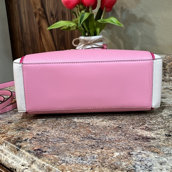 Michael Kors NWT Mercer Medium Color-Block Belted Satchel - Picture 9 of 9